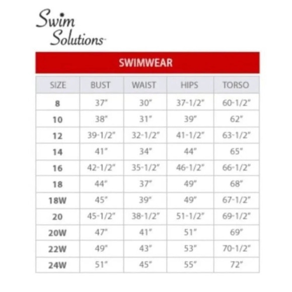 Swim Solutions Havanna Nights Bust Support Tankini Swim Top Size 16W Navy NWT - Picture 10 of 13